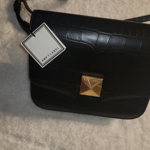 Black Cow Leather shoulder bag - Picture 3 of 3